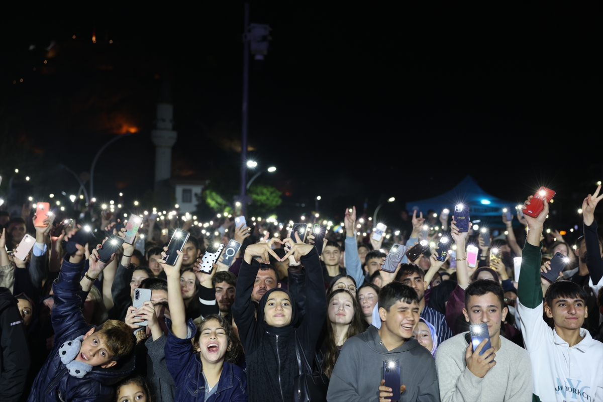 Osmancık'ta Pırlanta Pirinç Festivali'nde konser düzenlendi