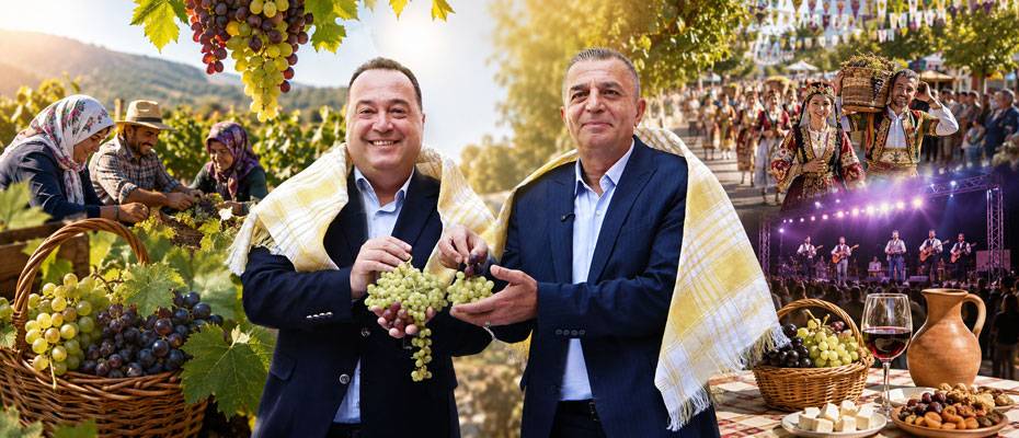 Manisa’da bağbozumu şenliği 5 Eylül’de başlıyor