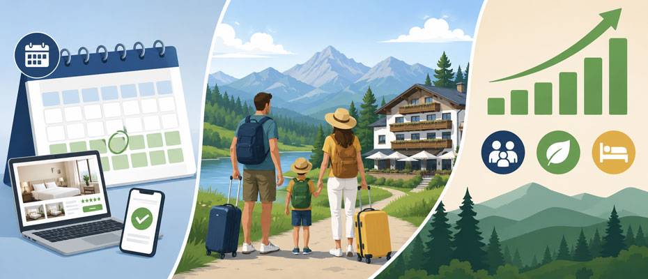 Kısa tatil planları daha erken yapılıyor, konaklama süreleri uzuyor