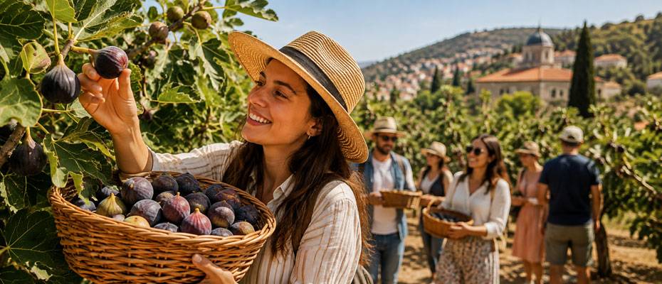 Havran'da incir hasadı deneyim turizmine dönüştü: İlk tur yapıldı
