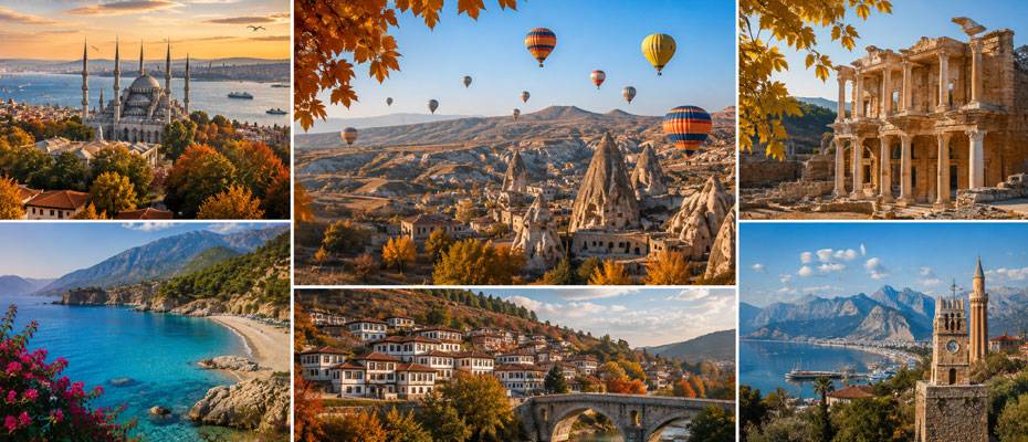 Türkei im Herbst: Sechs Reiseziele für die goldene Jahreszeit