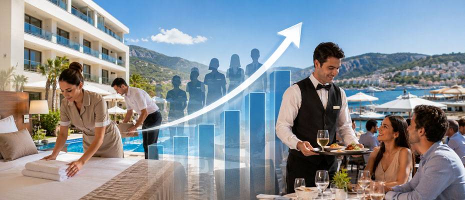 Konaklama ve Yiyecek İstihdamı Rekoru: 1,5 Milyon Çalışan