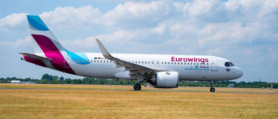 Eurowings: Yılın İlk Yarısında 10 Milyon Yolcu Taşıdı