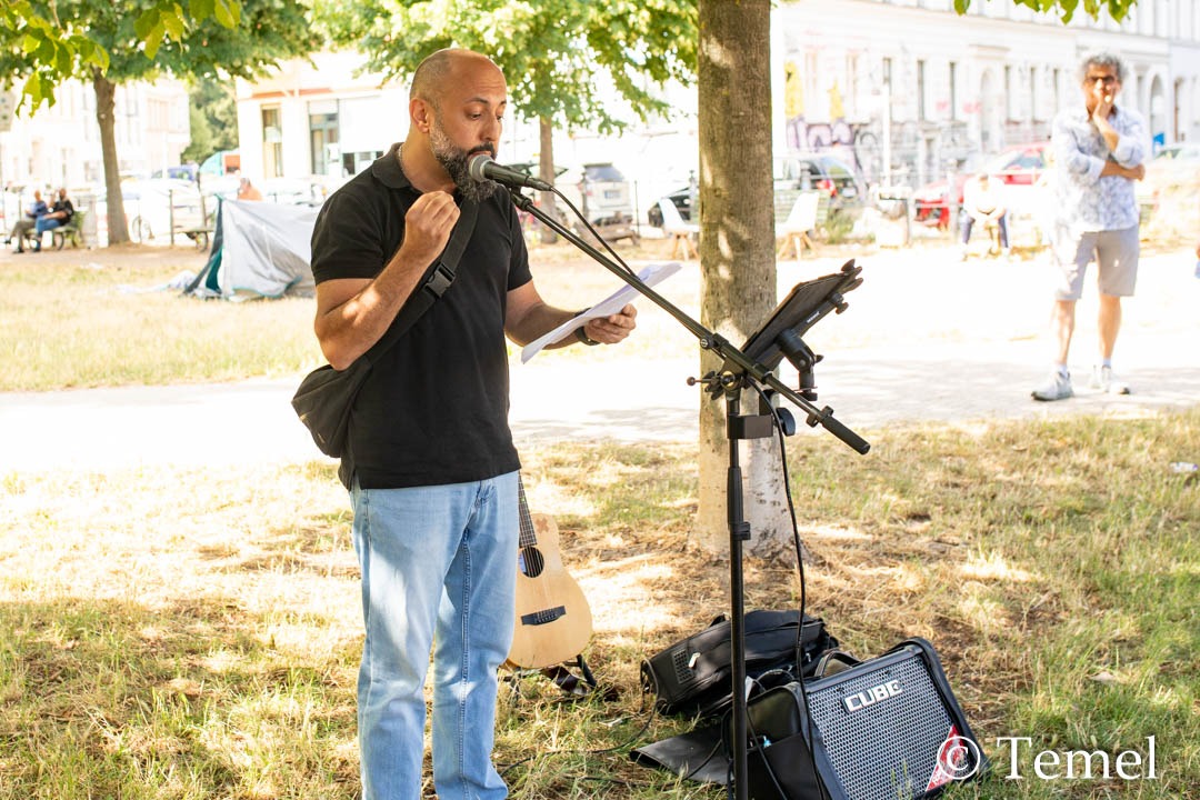 Support Rally for Deniz Göktaş in Berlin