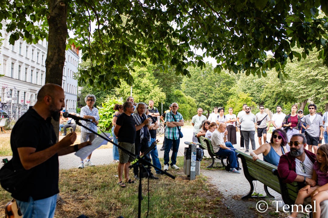 Support Rally for Deniz Göktaş in Berlin