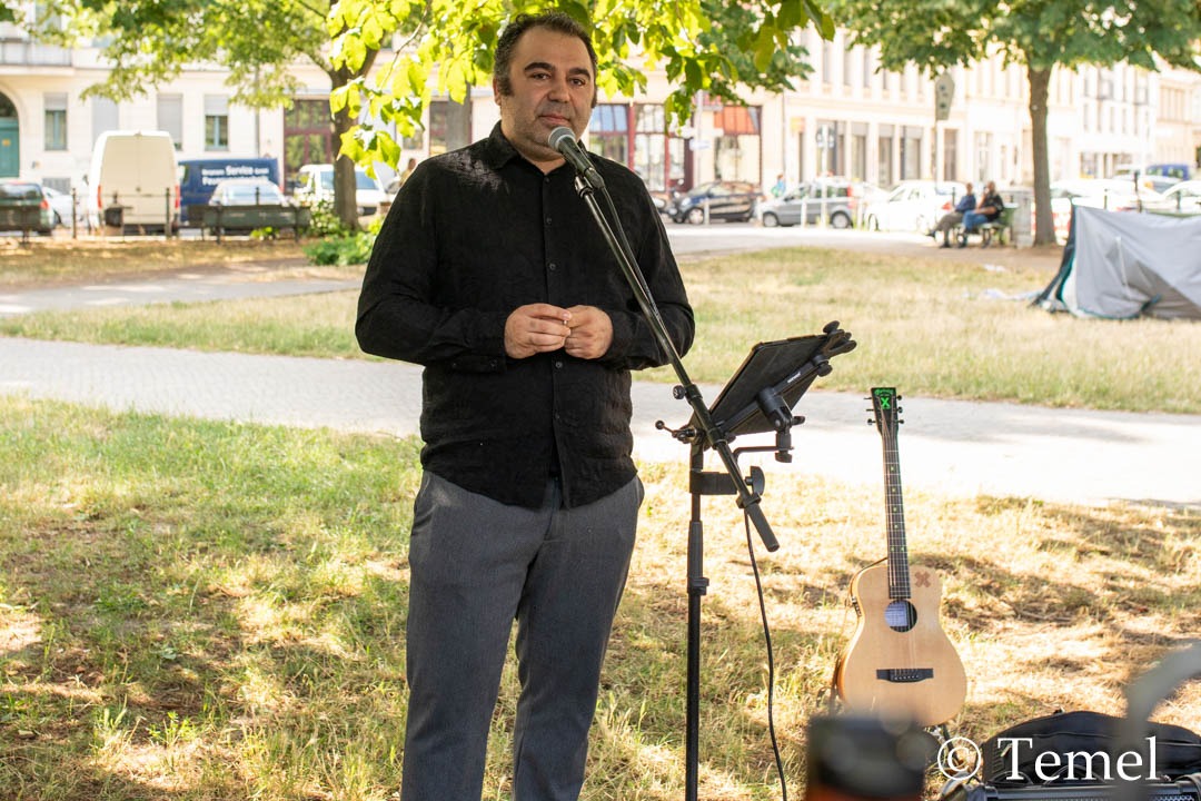 Support Rally for Deniz Göktaş in Berlin