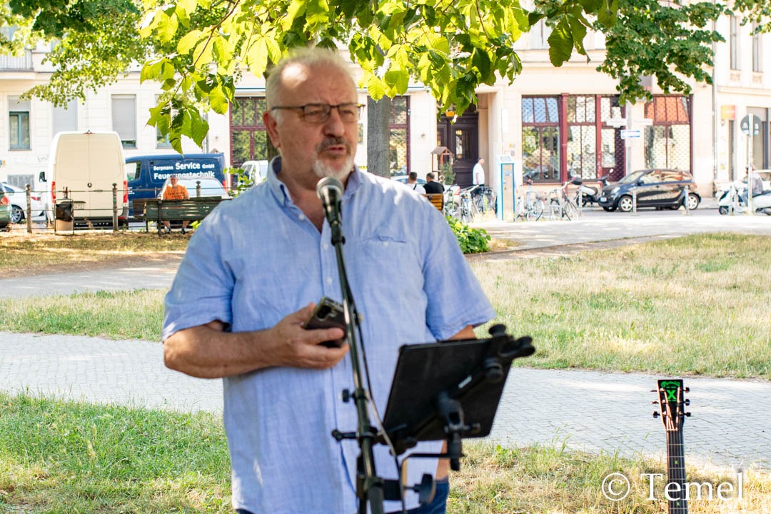 Support Rally for Deniz Göktaş in Berlin