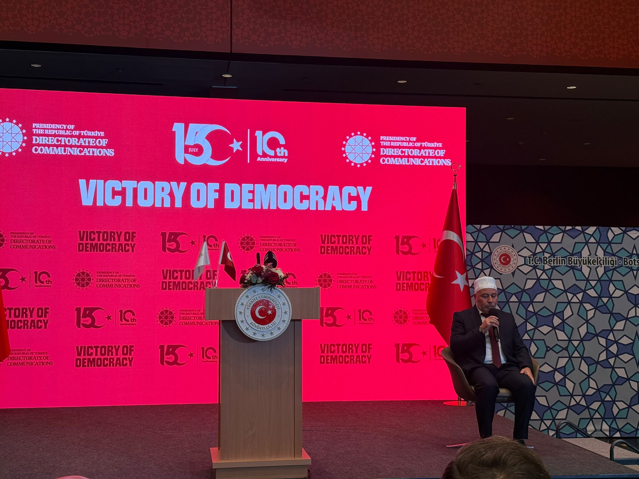 10th Anniversary of July 15 Democracy and National Unity Day Commemorated in Berlin