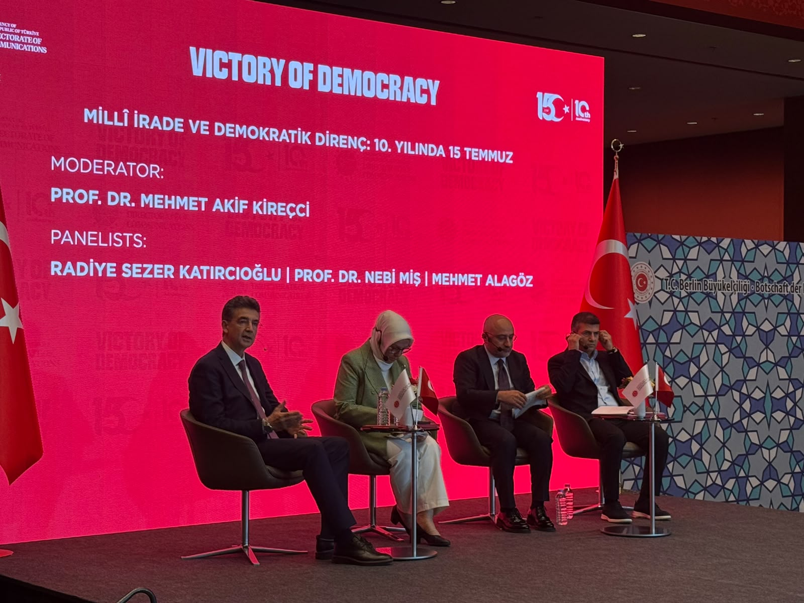10th Anniversary of July 15 Democracy and National Unity Day Commemorated in Berlin