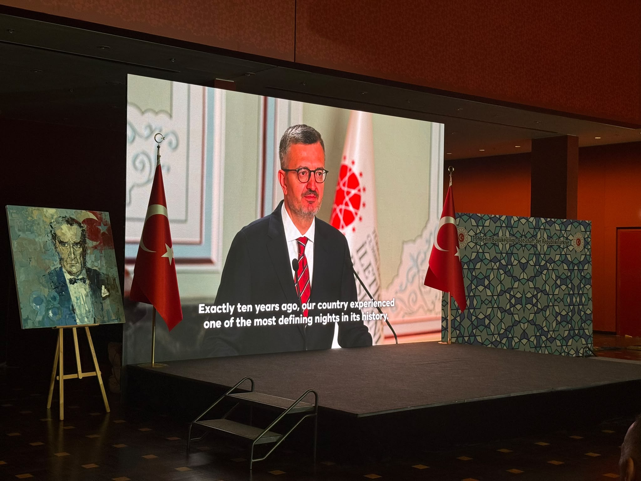 10th Anniversary of July 15 Democracy and National Unity Day Commemorated in Berlin