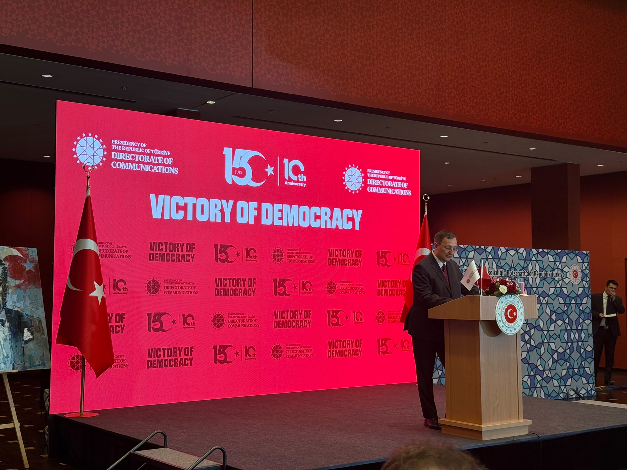 10th Anniversary of July 15 Democracy and National Unity Day Commemorated in Berlin