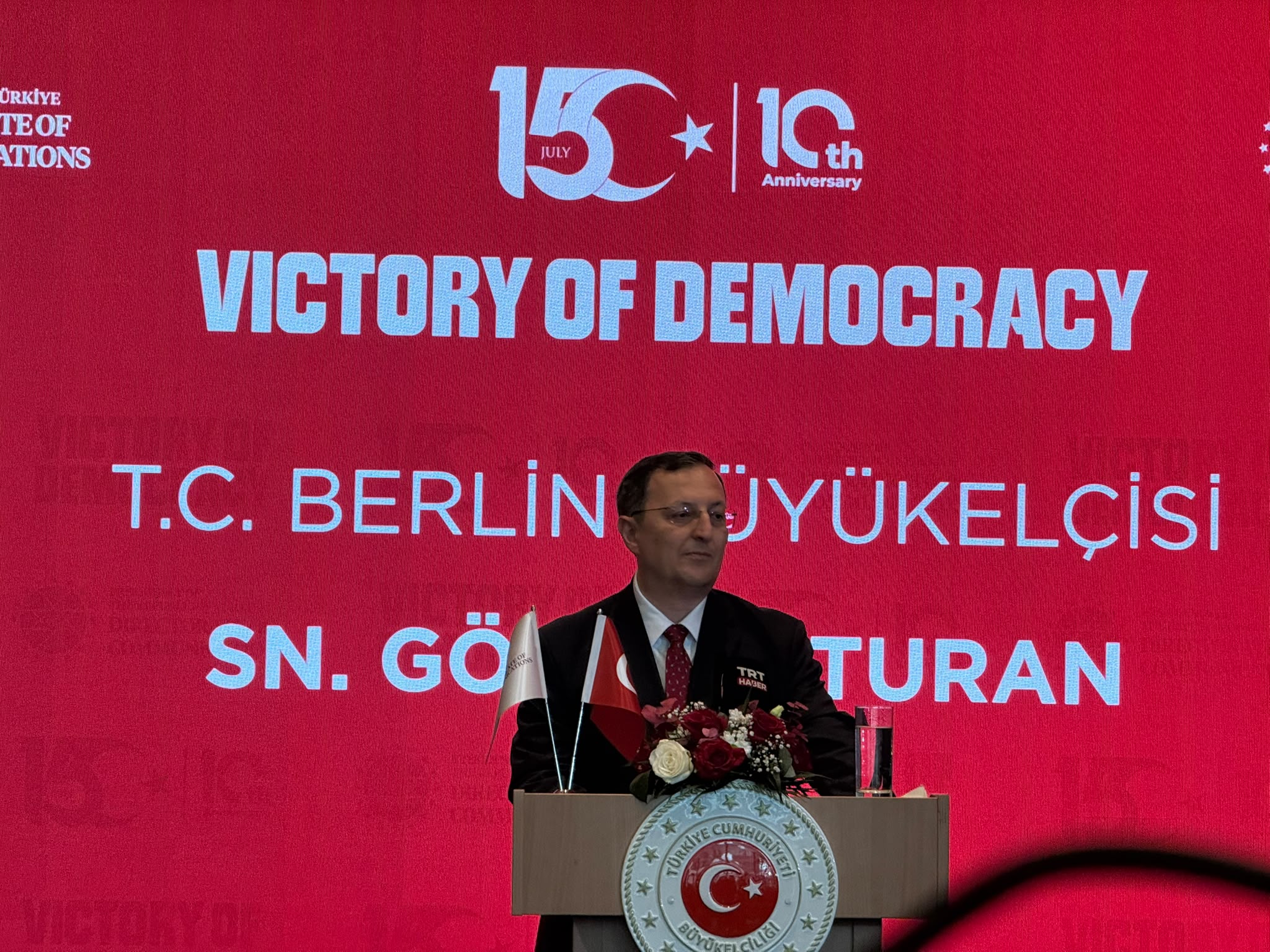10th Anniversary of July 15 Democracy and National Unity Day Commemorated in Berlin
