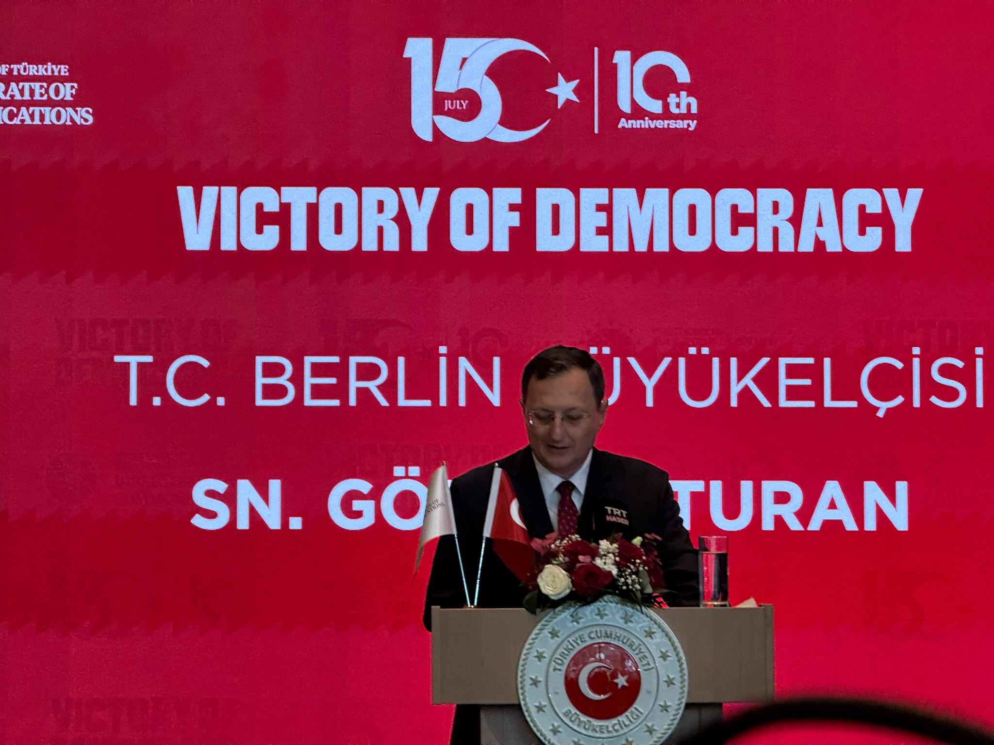 10th Anniversary of July 15 Democracy and National Unity Day Commemorated in Berlin