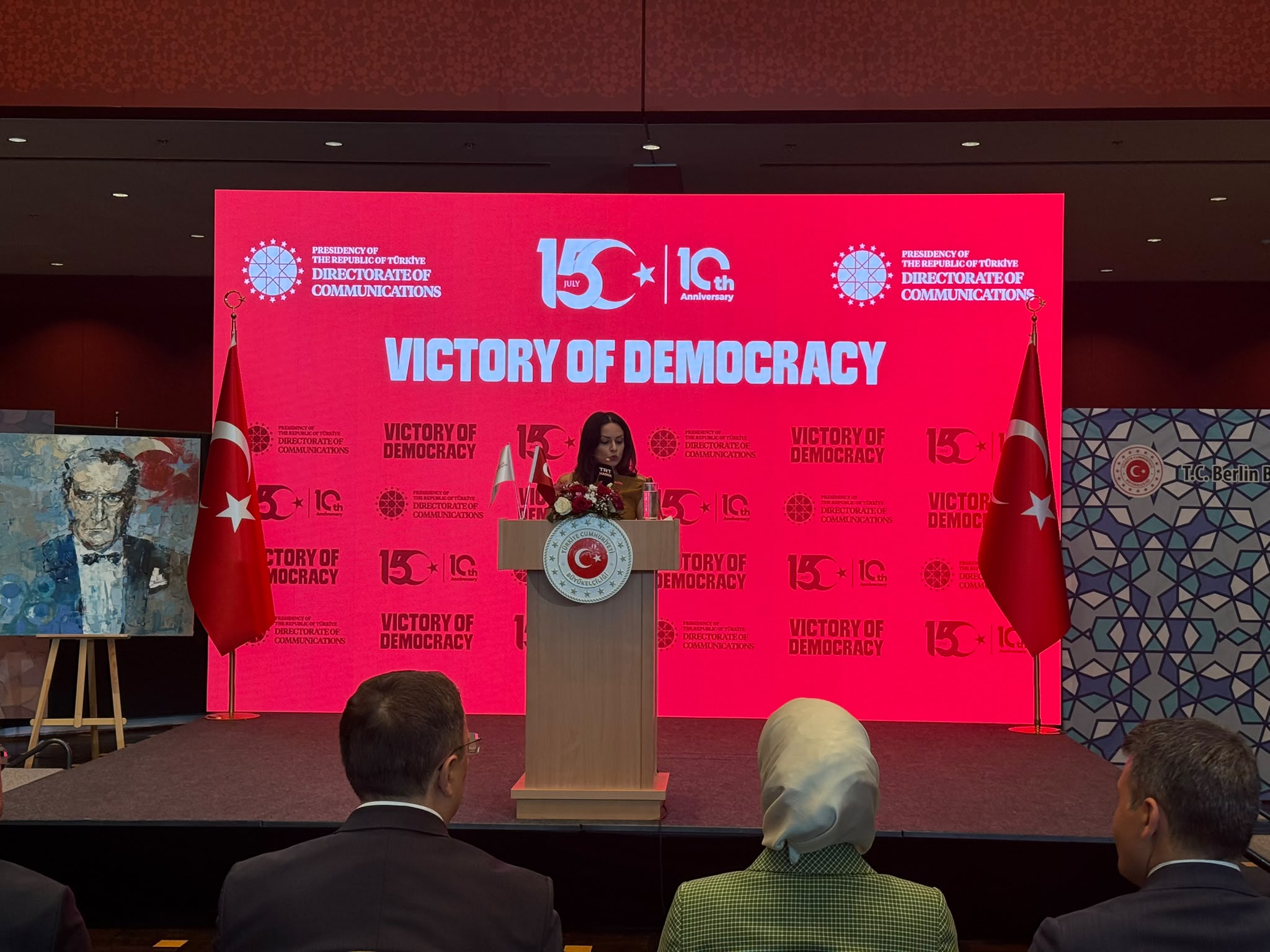 10th Anniversary of July 15 Democracy and National Unity Day Commemorated in Berlin