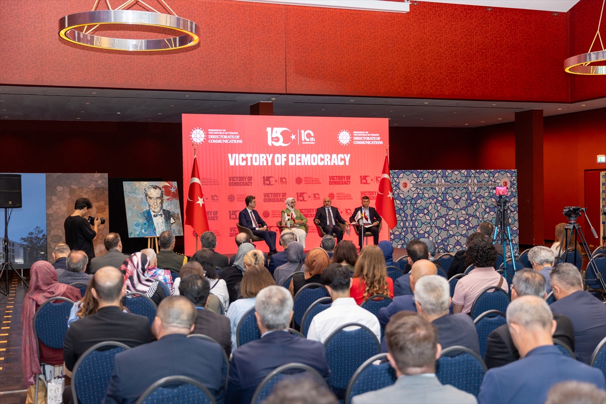 Panel on "National Will and Democratic Resistance: 15 July on its 10th Anniversary" held in Berlin