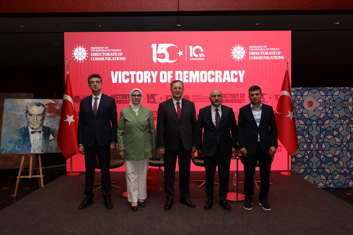 Panel on "National Will and Democratic Resistance: 15 July on its 10th Anniversary" held in Berlin