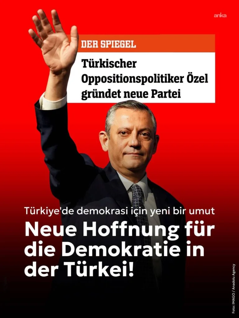 Almanya SPD'den Özgür Özel'e yeni parti duyurusu tebriği
