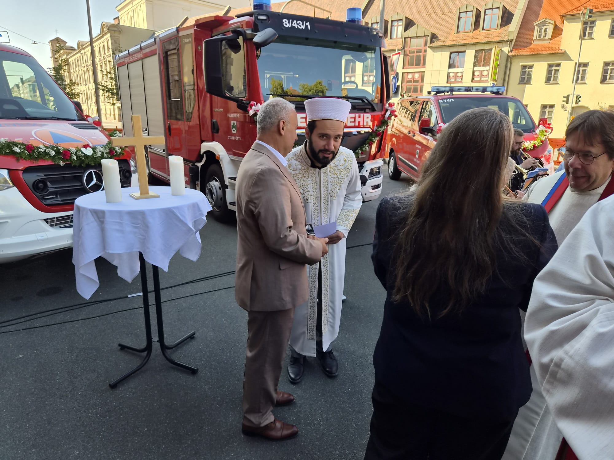 Fürth’te farklı dinlerin temsilcileri aynı duada buluştu