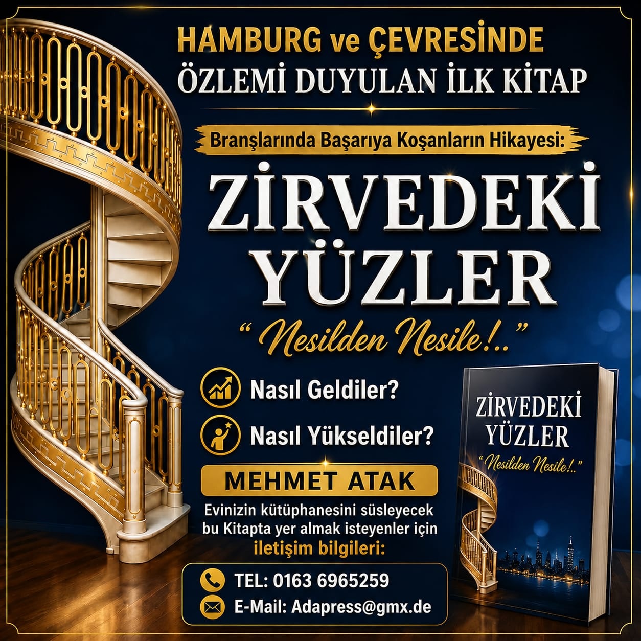 Duayen gazeteci Atak’tan Hamburg’un göç hafızasına anlamlı eser