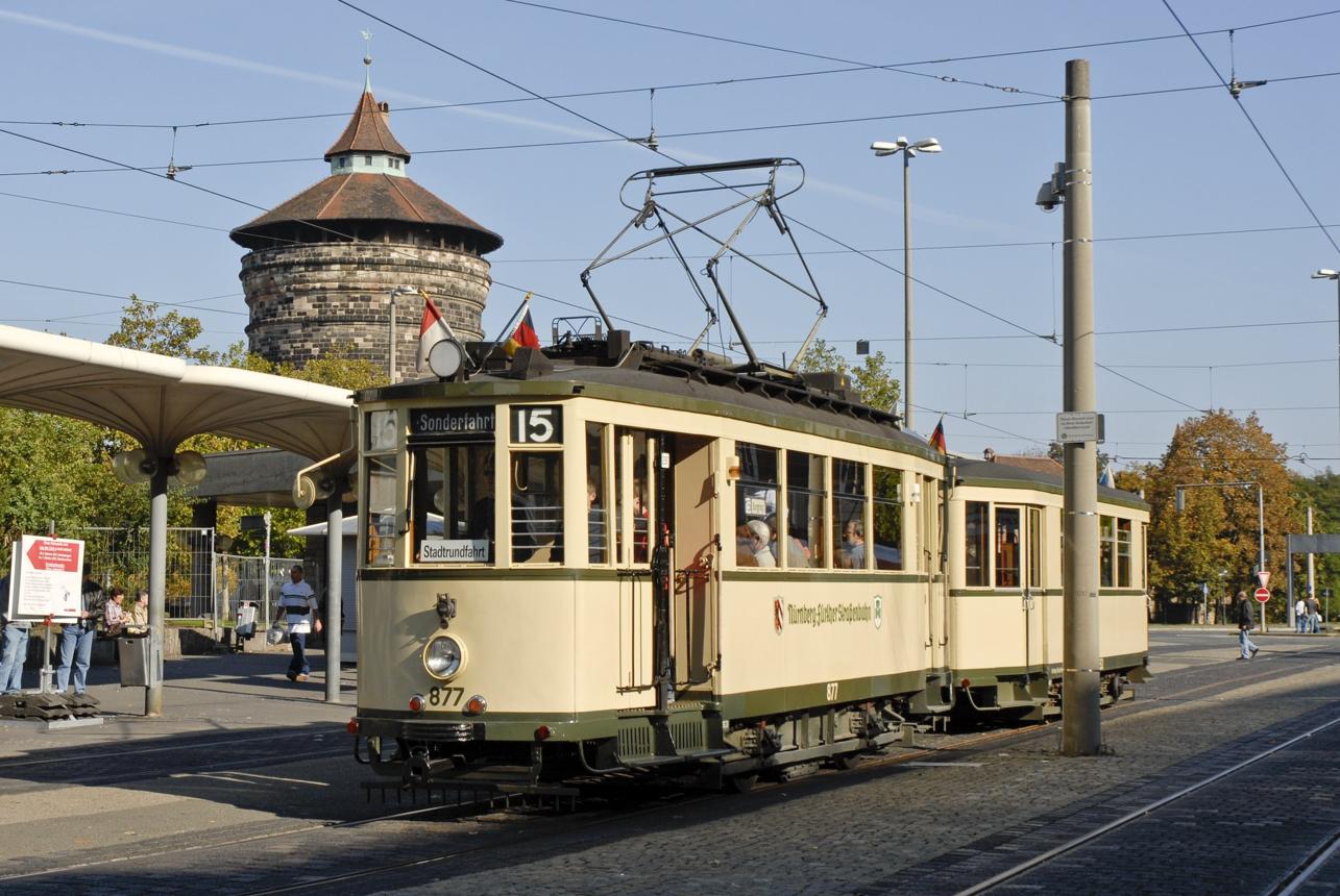 Nürnberg’de Tarihi Tramvay Geçit Töreni