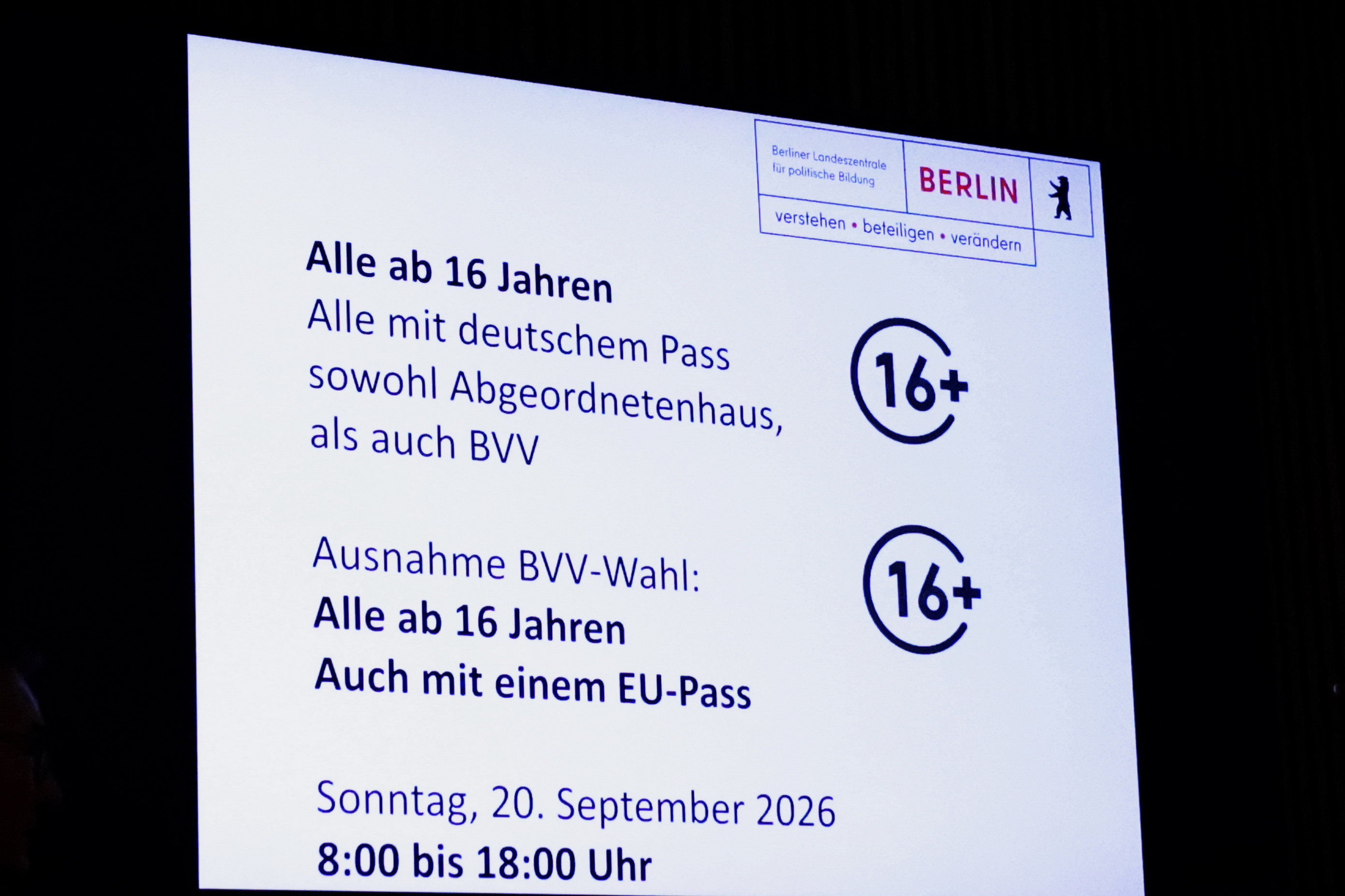 Berlin Eyalet Seçimleri Öncesi TDU’da Seçmen Bilgilendirme Toplantısı
