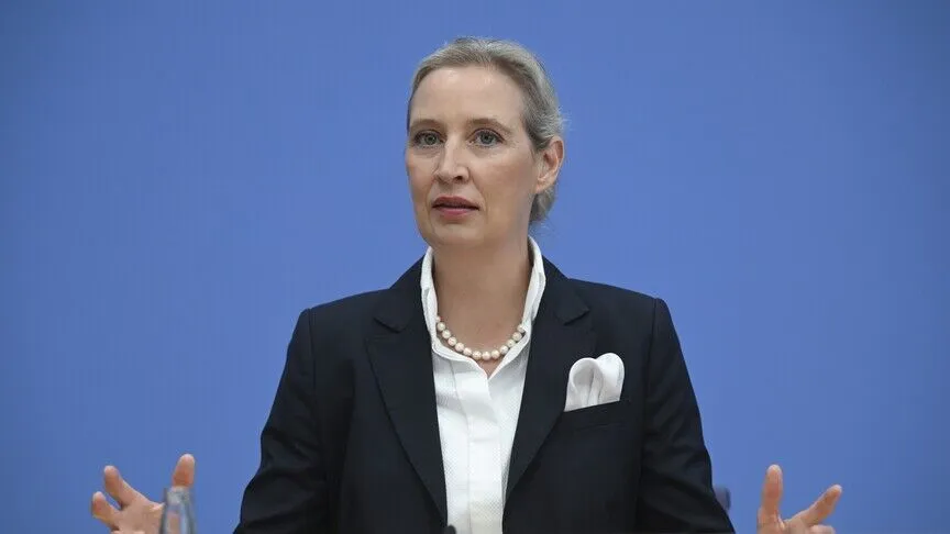 AfD'nin Eş Genel Başkanı Weidel, partisinin CDU'nun yerini aldığını söyledi