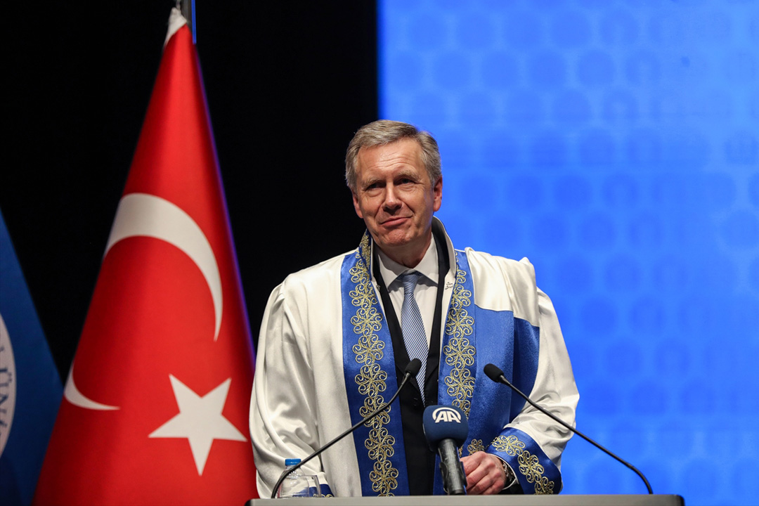 Almanya'nın eski Cumhurbaşkanı Wulff'a Okan Üniversitesinden fahri doktora