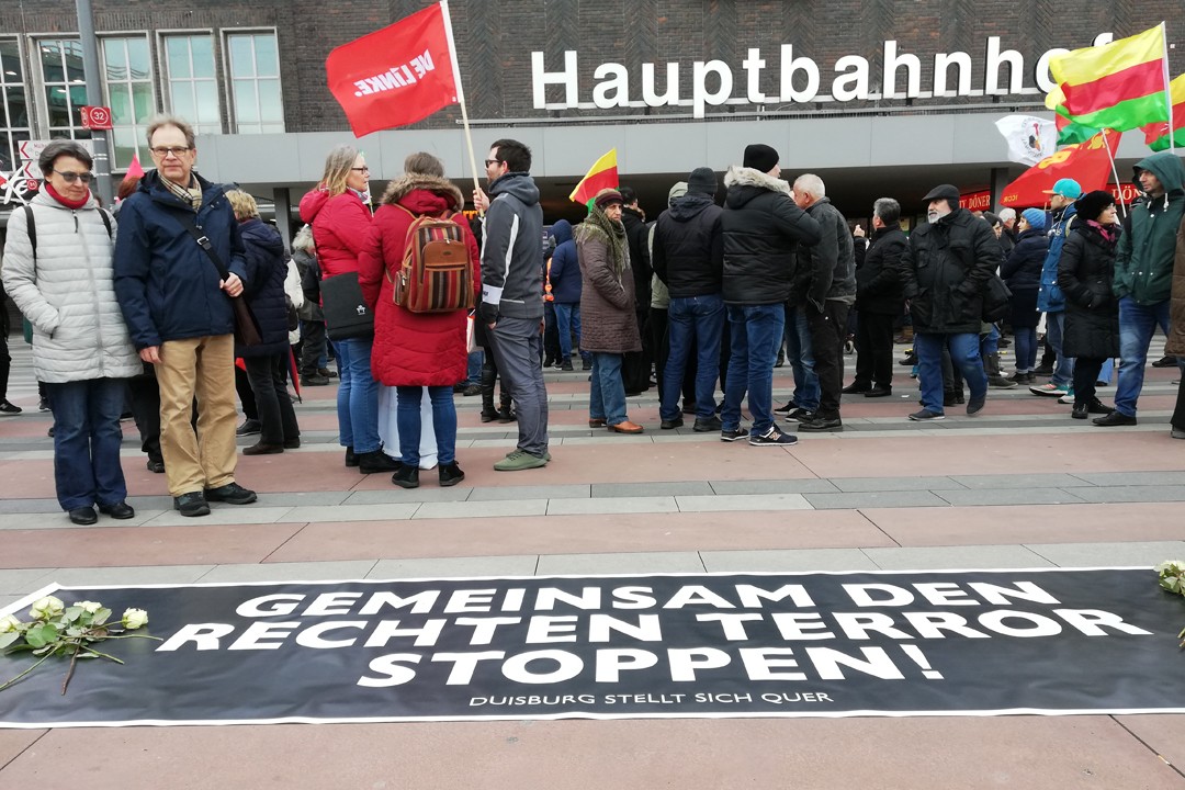 Irkçı Hanau Saldırısı Duisburg'ta Kınandı