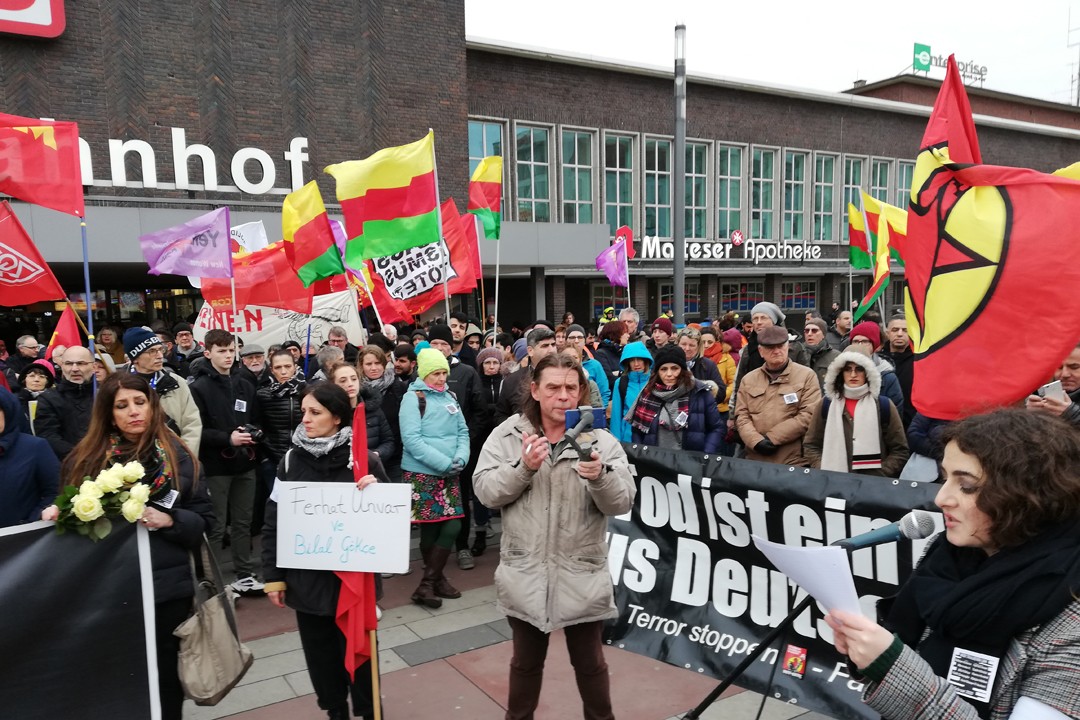 Irkçı Hanau Saldırısı Duisburg'ta Kınandı