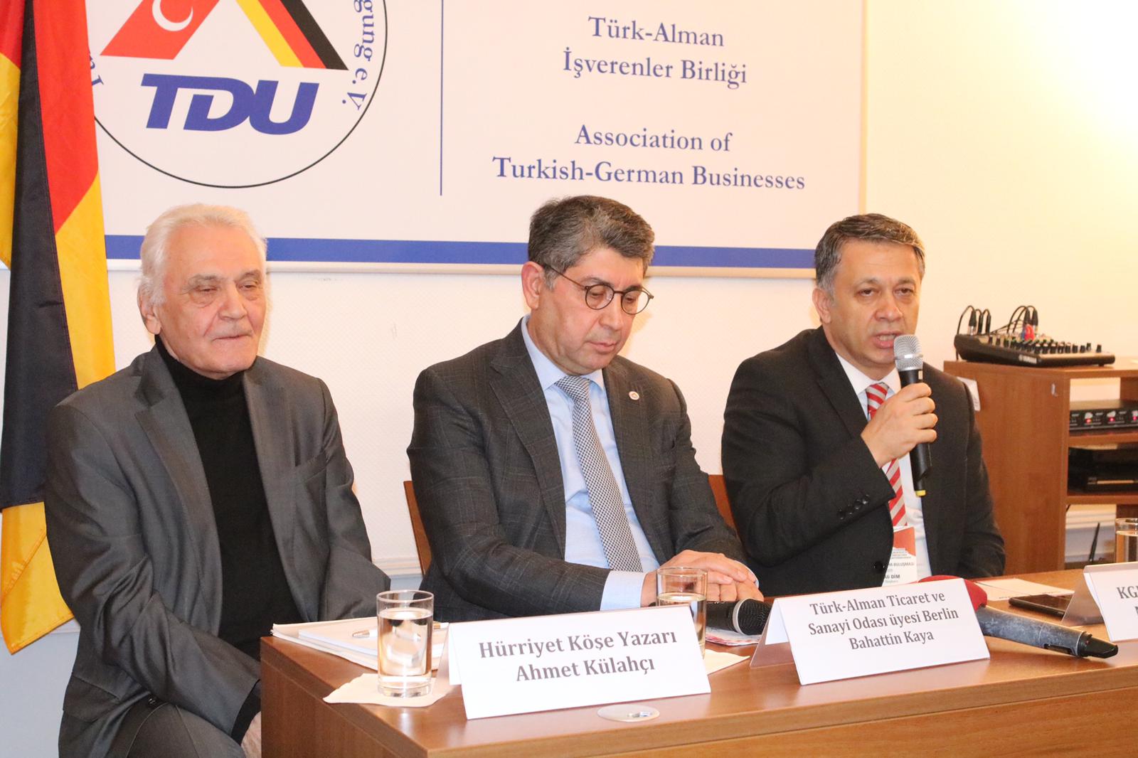 Küresel Gazeteciler Konseyi ile Berlinli gazeteciler TDU`da buluştu