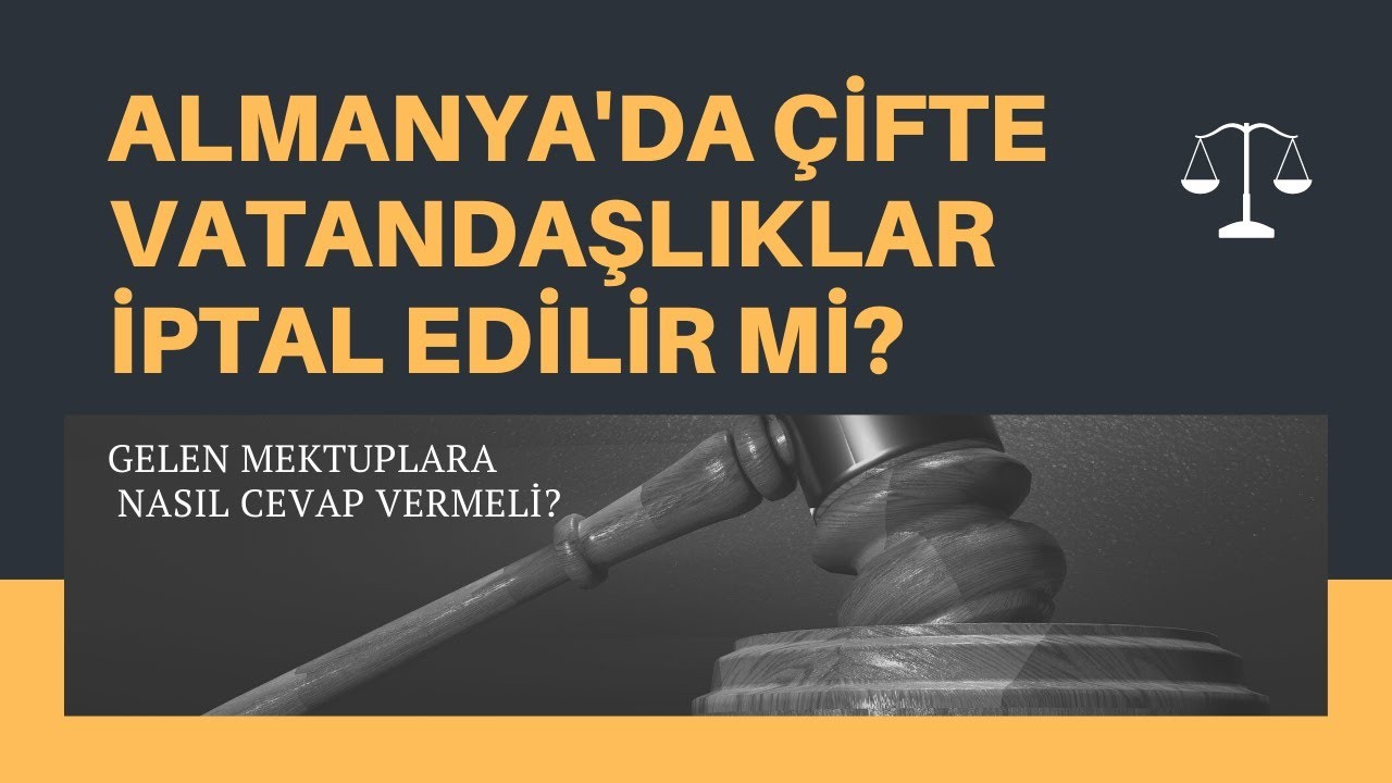Almanya'da çifte vatandaşlıklar iptal edilir mi?