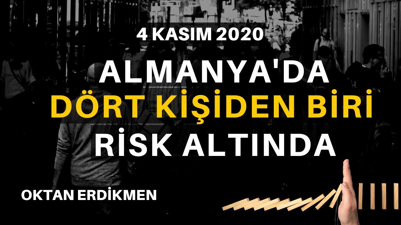 Almanya'da 4 kişiden 1'i risk altında