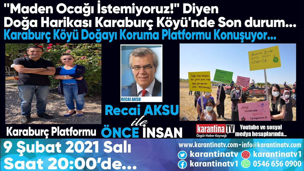 ''Maden Ocağı İstemiyoruz!" Diyen Doğa Harikası Karaburç Köyü