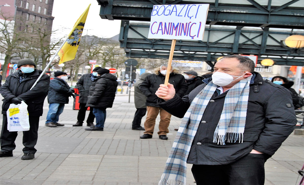 Hamburg'dan Boğaziçi Öğrencilerine Destek Gösterisi