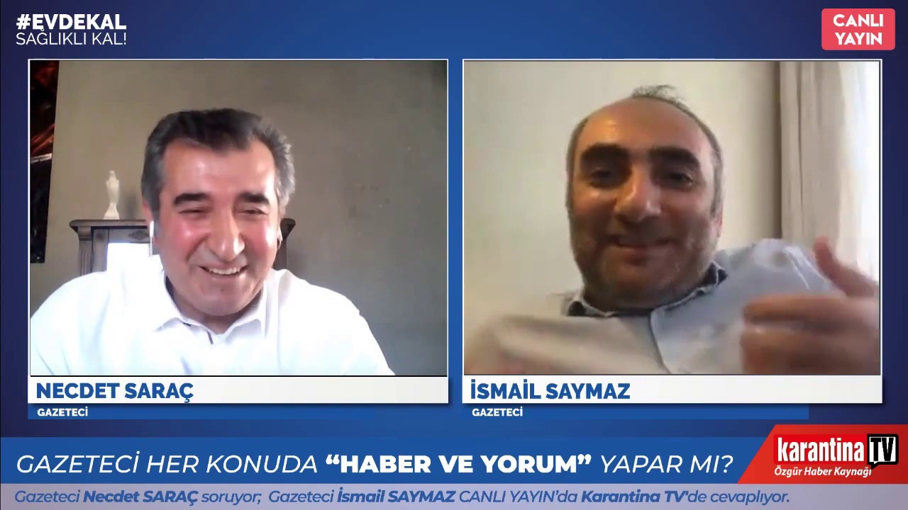 İsmail Saymaz: Medyanın korkudan kestiği yayını TRT'den izledim!