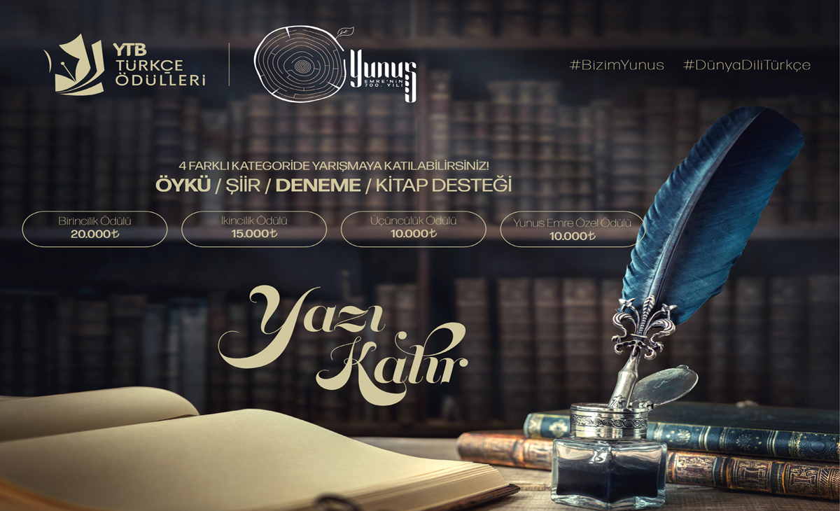 YTB “Türkçe Ödülleri Yunus Emre Özel” yarışması düzenliyor