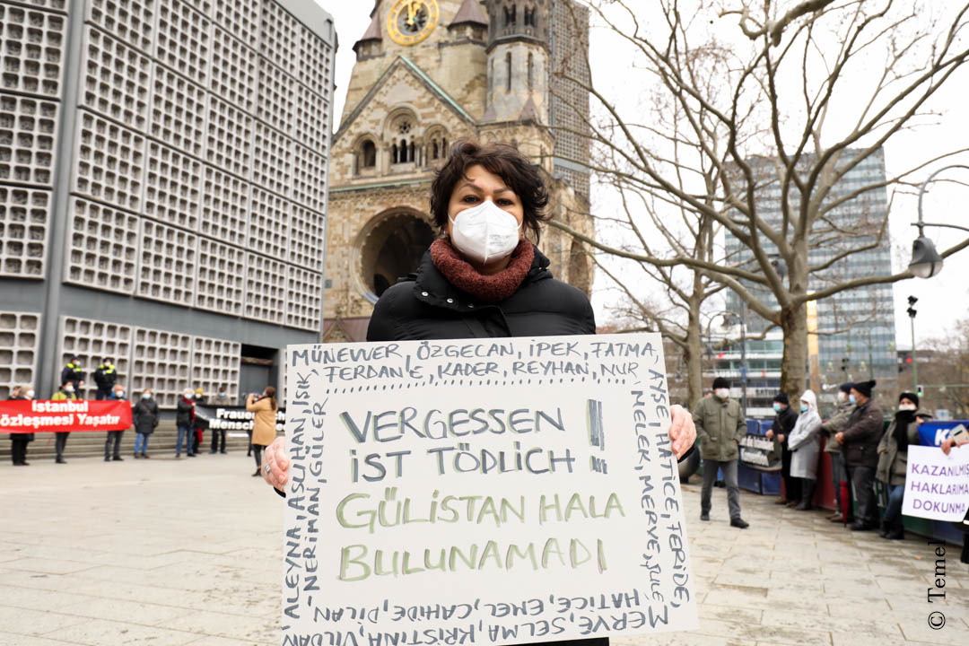 Berlin’de İstanbul Sözleşmesi protestosu
