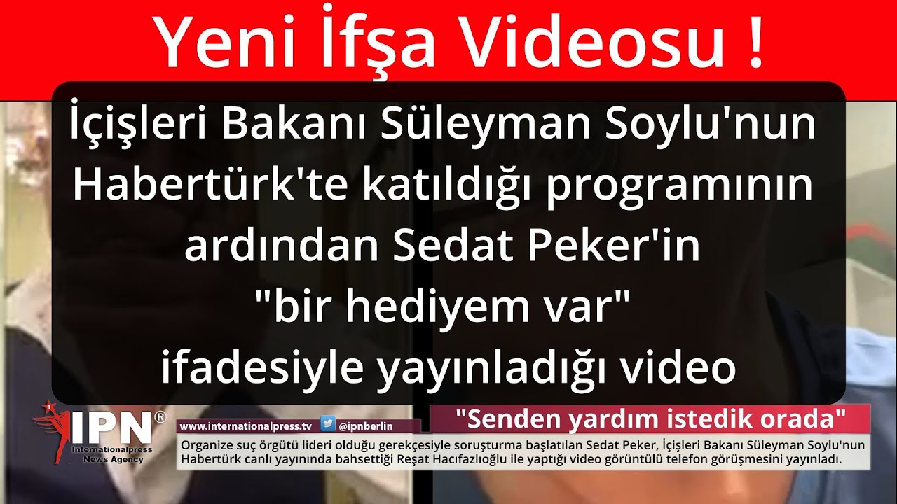 Soylu'nun TV programının ardından "bir hediyem var" Reşat Hacıfazlıoğlu
