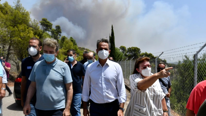 Orman Yangınları Yunanistan'da Kabineyi Değiştiriyor