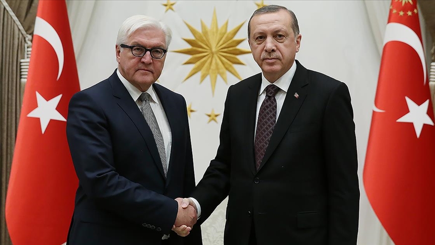 Cumhurbaşkanı Frank Walter Steinmeier, Cumhurbaşkanı Erdoğan'ı tebrik etti