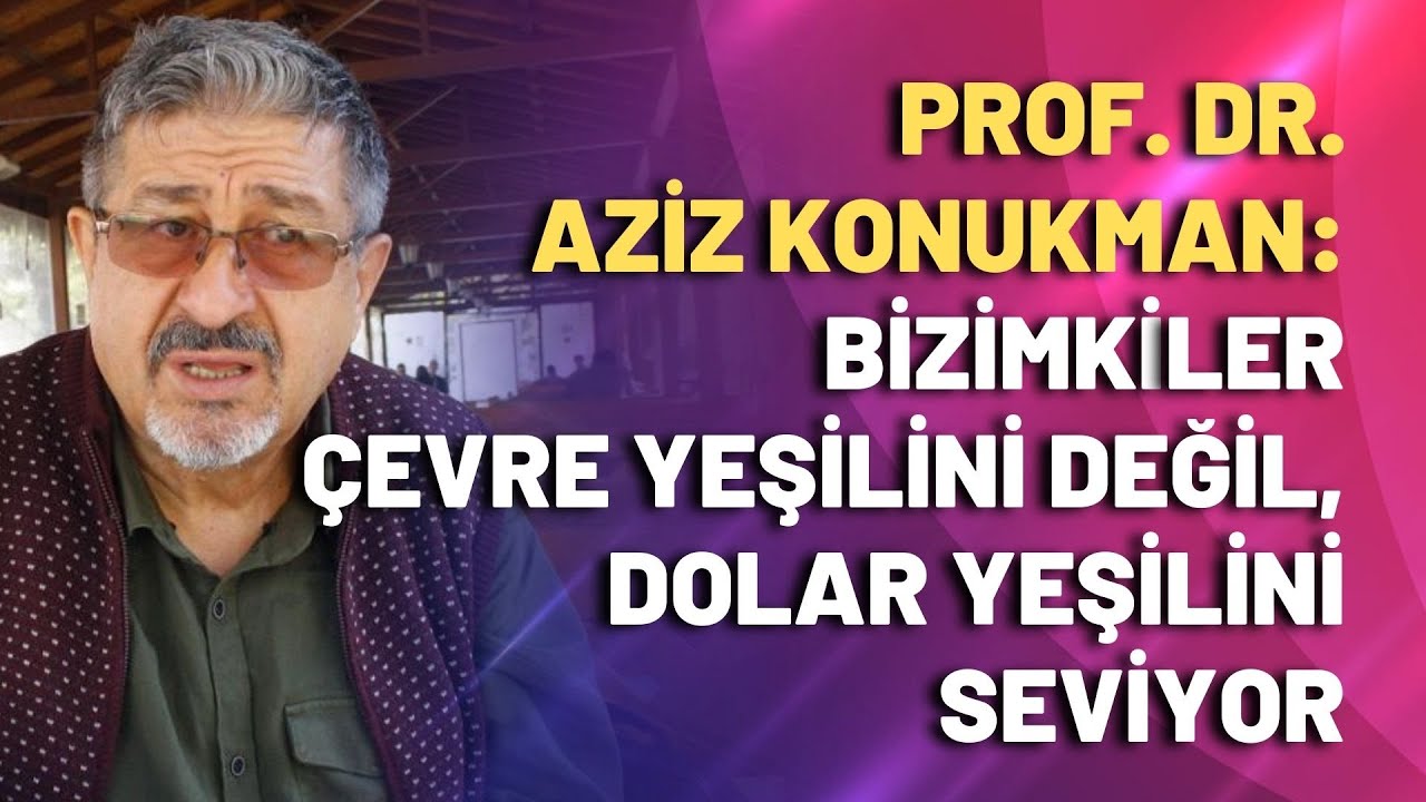 Bizimkiler çevre yeşilini değil, dolar yeşilini seviyor