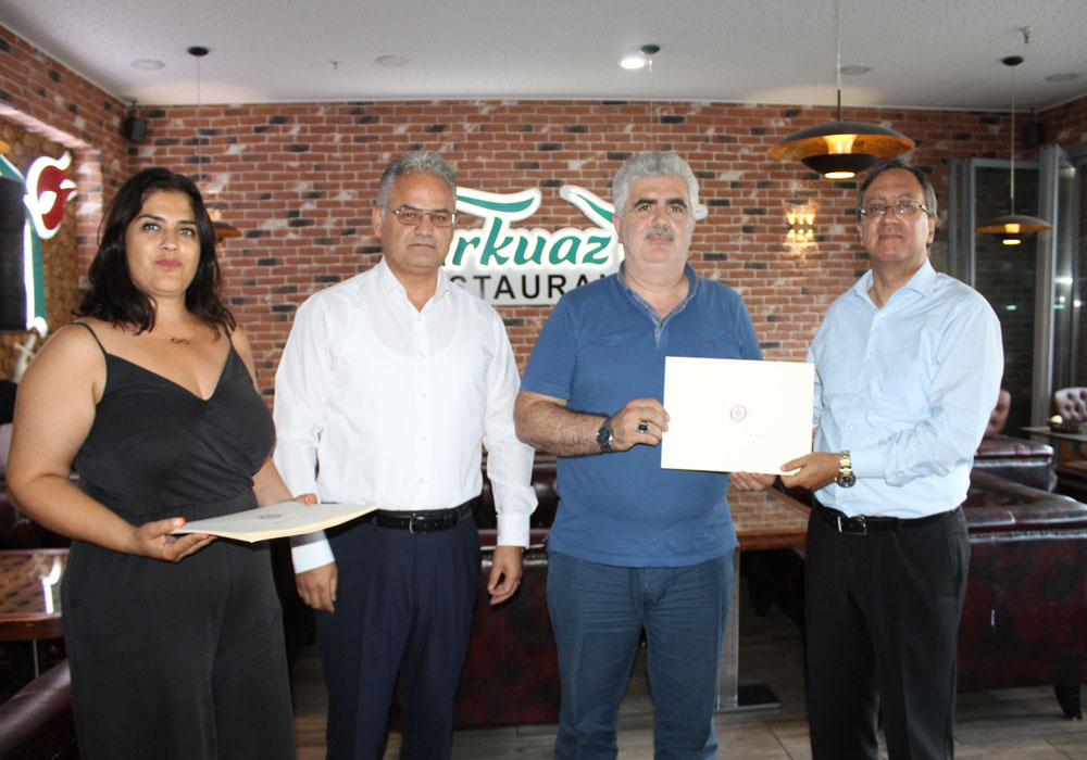 Vali Ali Arslantaş’tan, Avrupa El Ele Vakfı Başkanına Teşekkür