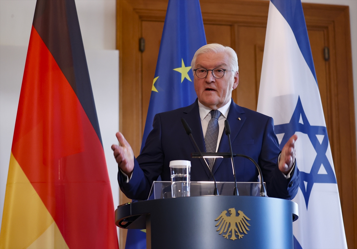 Steinmeier, İsrail Cumhurbaşkanı Herzog ile bir araya geldi