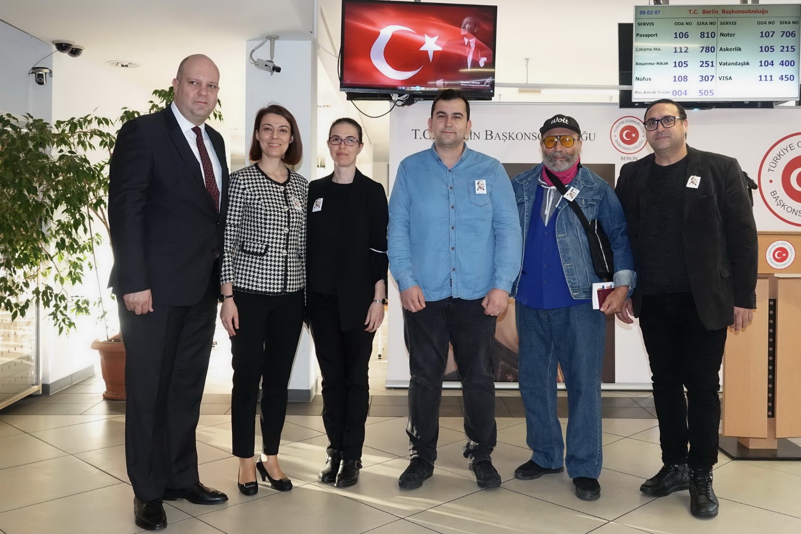Ulu Önder Atatürk, Berlin`de saygı ve minnet ile anıldı