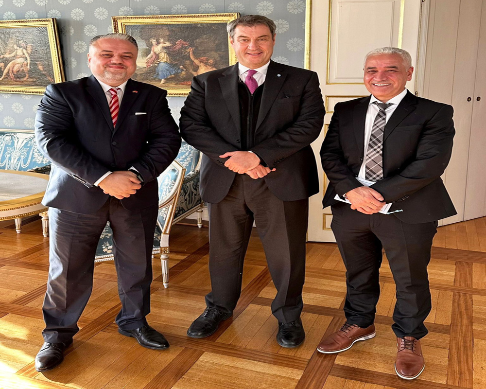 Bavyera Başbakanı Söder, Türkleri Sarayda ağırladı