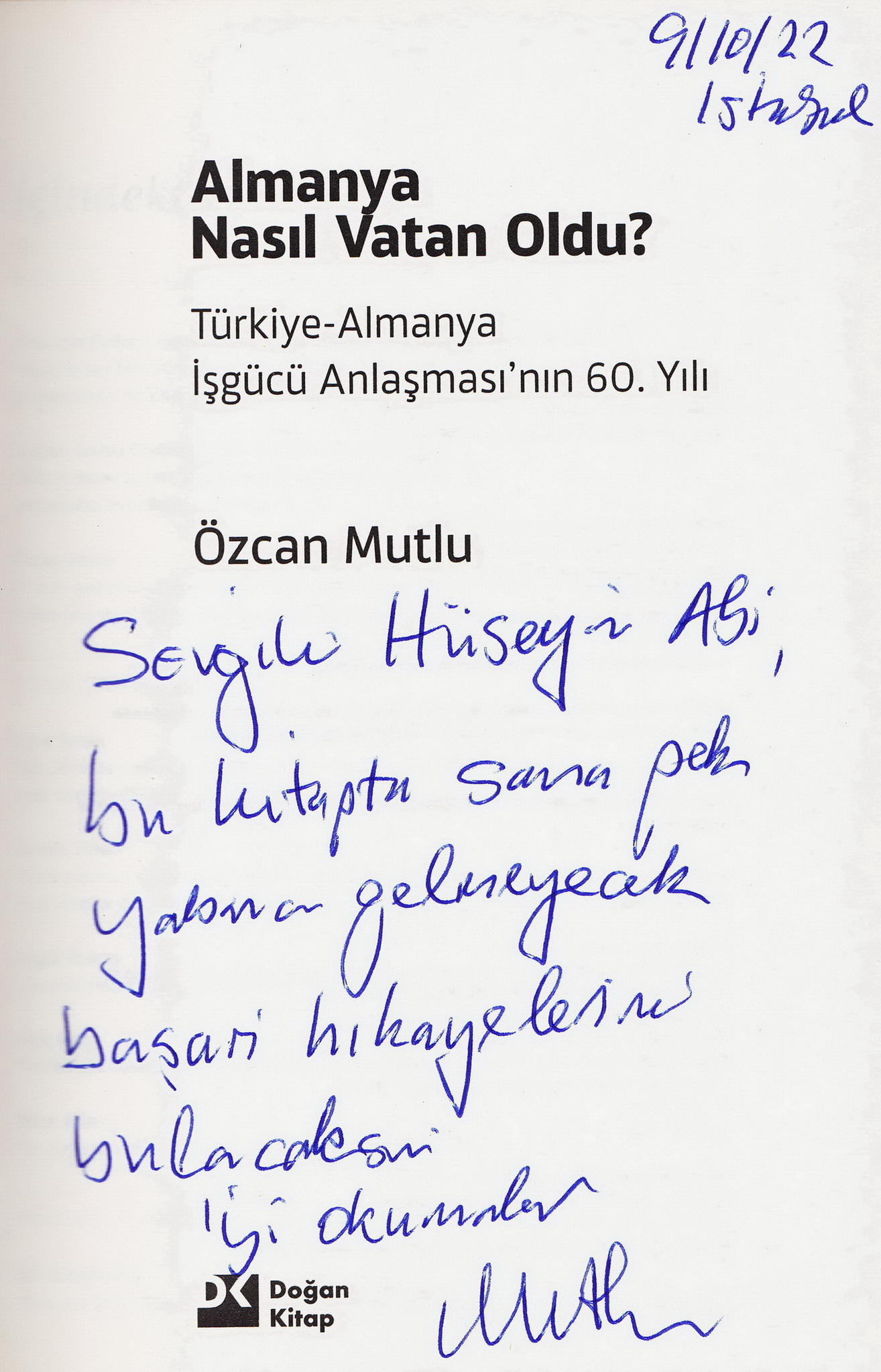 Özcan Mutlu: Beni eğitim kamçıladı