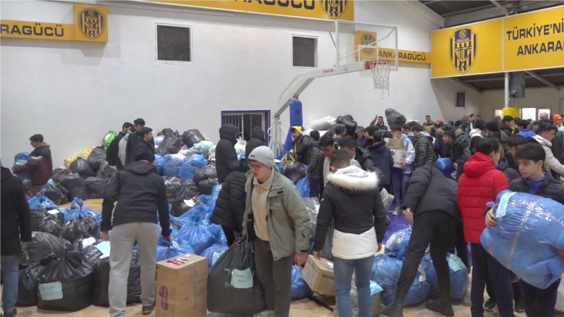 Ankara’nın Spor Kulüpleri Yardım Seferberliğine Katıldı