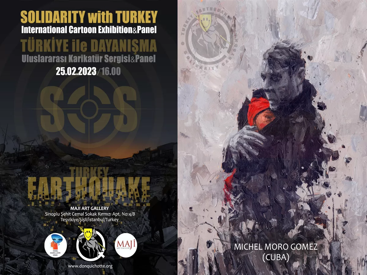 "Türkiye ile Dayanışma" Uluslararası Karikatür Sergisi ve Paneli