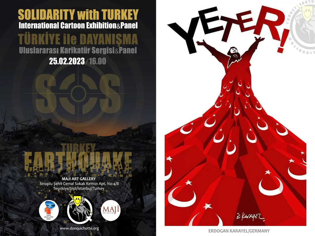 "Türkiye ile Dayanışma" Uluslararası Karikatür Sergisi ve Paneli
