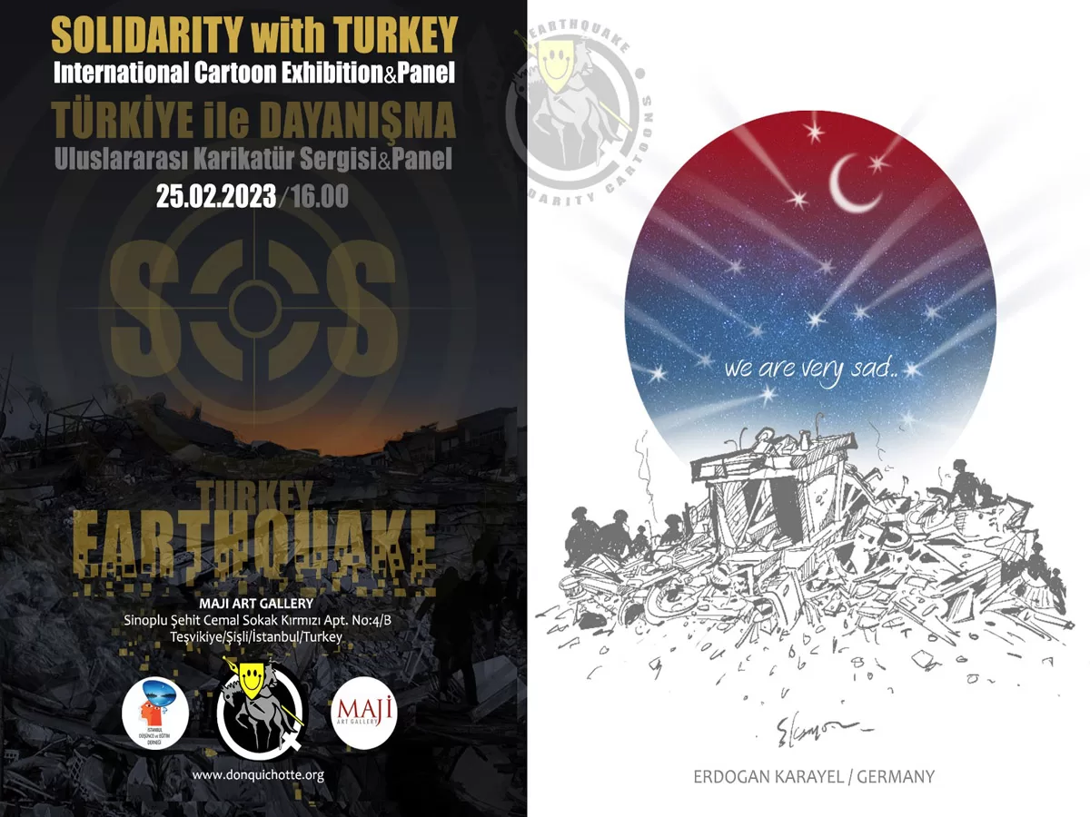 "Türkiye ile Dayanışma" Uluslararası Karikatür Sergisi ve Paneli